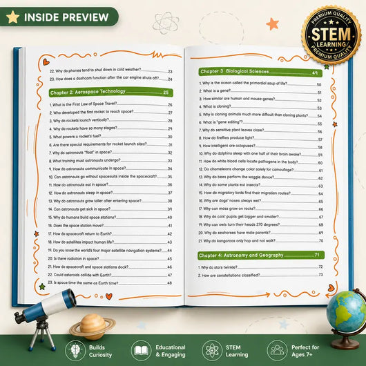 100,000 Whys — Comic Science Encyclopedia for Curious Kids (Ages 5–13)