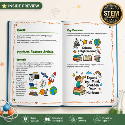 100,000 Whys — Comic Science Encyclopedia for Curious Kids (Ages 5–13)